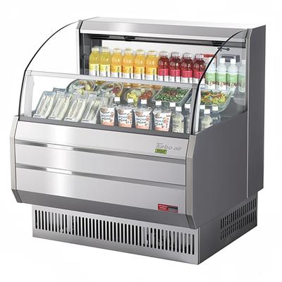 Turbo Air TOM-40SS-N 39" Horizontal Open Air Cooler w/ (2) Levels, 115v, Stainless Steel