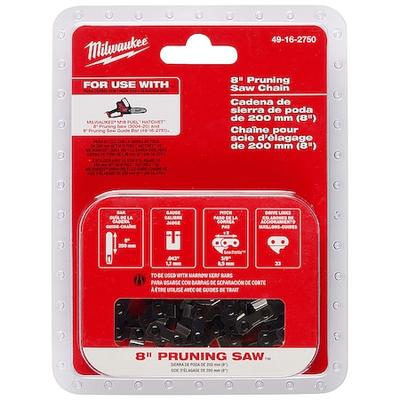 MILWAUKEE TOOL 49-16-2750 Replacement Chain for M18 Hatchet Pruning Saw, 8 in