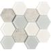 3" x 3" Honeycomb Blend Mosaic Tile