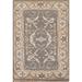 Foyer Size Gray Oushak Oriental Area Rug Handmade Wool Carpet - 2'0" x 3'0"