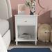 Wooden Nightstand with One Drawer