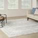 Nourison Glam Geometric Ivory/Taupe 9 x 12 Area Rug (9x12)