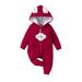 ZHAGHMIN Christmas Toddler Boy Outfits Toddler Boys Girls Autumn Winter Long Sleeve Cloud Bear Ears Jumpsuit Romper Boys Jumpsuits Baby Boy Outfits Toddler Boys Jumpsuit Toddler Snap Romper Overalls