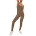 Yoga Jumpsuits for Women Sleeveless Crisscross Backless Butt Lift Legging Romper One Piece Athletic Workout Bodycon Bodysuit