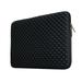 LLAYOO 14 Inch Laptop Sleeve Diamond Foam Shock Resistant Neoprene Padded Case Fluffy Lining Zipper Cover Carrying Bag Compatible with 14 Notebook Computer Tablet Chromebook (Black)