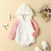 Aayomet Baby Bodysuit Sets Unisex Baby Organic Cotton Long-sleeve Bodysuits Pink 18-24 Months