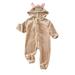 ZHAGHMIN Baby Clothes Cute Toddler Boys Girls New Long Sleeve Winter Rabbit Ears Hooded Jumpsuit Romper Romper 6-9 Month Girl Clothes Baby Girl Easter Dress 9 Months Toddler Girls Rompers And