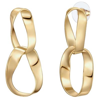 Lulu & Jane - Ohrstecker Metall-Legierung in Gelbgold Ohrringe 1 ct Damen (39.99 € / 1 ct) Image