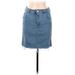 &Denim by H&M Denim Skirt: Blue Bottoms - Women's Size 8