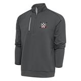 Men's Antigua Charcoal/Silver WWE Generation Quarter-Zip Pullover Top