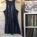 Free People Dresses | Fp New Night Out Free People Blue Sequined Liquid Shine Party Dress Nwt Nye Xs | Color: Blue | Size: Xs