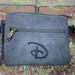 Disney Bags | Disney Women’s Blue Wallet Double Pocket Wristlet Bag | Color: Blue/Silver | Size: Os