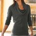 Athleta Sweaters | Athleta Teton Cashmere Tunic Cowl Neck Sweater | Color: Gray | Size: Xs