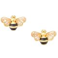 Kate Spade Jewelry | Kate Spade All Abuzz Stone Bee Gold Stud Earrings | Color: Black/Gold | Size: Os