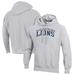 Men's Champion Heathered Gray College of New Jersey Lions Reverse Weave Fleece Pullover Hoodie