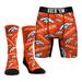 Men's Rock Em Socks Denver Broncos All-Over Logo Underwear and Crew Combo Pack