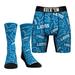 Men's Rock Em Socks Detroit Lions All-Over Logo Underwear and Crew Combo Pack