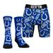 Men's Rock Em Socks Indianapolis Colts All-Over Logo Underwear and Crew Combo Pack