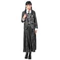 Rubie's 1000159S Wednesday Kostüm Nevermore Academy Uniform Damen Addams Erwachsene Kostüm, Schwarz, 38-40