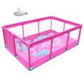 MAZY·URBAN Baby Playpen Portable Child Safety Infant Play Fence Play Yard, 2 Sizes/a/190*128*66Cm