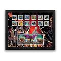 Marvel X-Men Framed Stamps and Miniature Souvenir Stamp Sheet by Royal Mail. Ready to Hang Gift.