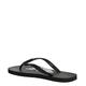 Emporio Armani Eagle Logo Men's Flip Flops, Black 9