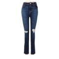J. by J.Crew Jeans - High Rise Skinny Leg Denim: Blue Bottoms - Women's Size 26 - Dark Wash