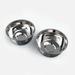 Bearwood Essentials Set of 2 Stainless Steel Bowls/Dish for Dogs or Cats Metal/Stainless Steel (easy to clean) in Gray | 3 H x 7 W x 7 D in | Wayfair