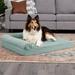 FurHaven Paw Quilted Full Support L-Chaise Sofa Pet Bed Metal | 8 H x 32 W x 40 D in | Wayfair 54581814