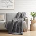 Kelly Clarkson Home Madison Handmade Chunky Double Knit Throw Plastic/Acrylic in Gray | 50 W in | Wayfair 4E65A831822C49FD98302A0BD58488A4