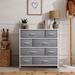 Ebern Designs Contralto 34" W Chests Metal in Gray/White | 36 H x 34 W x 11.5 D in | Wayfair A98F49A4888D45F98940E6E867F098EF