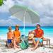 Arlmont & Co. Missie 6' 6" Beach Umbrella in Yellow | 81 H x 69.6 W x 69.6 D in | Wayfair 3DA1D30E725F48DCAEB64B1CD7397336