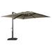 Arlmont & Co. Muskarn 10' Square Cantilever Umbrella in Brown | 94.5 H x 120 W x 120 D in | Wayfair 807D663D63C94DA4A02E16E620BA1FEA