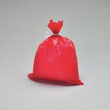 LK Packaging HD08511RE Red Dressing Disposal Bag - 8 1/2" x 11", 1 mil HDPE