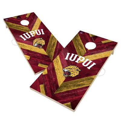 Indiana University Purdue Jaguars Cornhole Board Set