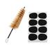 1 Set Saxophone Tooth-pad Brush Set Saxophone Accessories (Assorted Color)