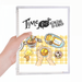 Time for tea Biscuits Chocolate Notebook Loose Diary Refillable Journal Stationery