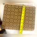 Coach Tablets & Accessories | Coach Brand Signature C’s Padded Ipad/Tablet Carrying Case | Color: Brown/Gold | Size: Os