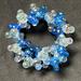 Disney Jewelry | Disney Blues Hues Micky Mouse Resin Crystal Beaded Bracelet | Color: Blue | Size: Os