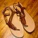 American Eagle Outfitters Shoes | American Eagle Womens Size 11 Brown Sandal Shoe | Color: Brown | Size: 11