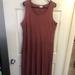 Lularoe Dresses | Lularoe Burgundy Sleeveless Rust Red Dani Tank Maxi Dress Size 2xl | Color: Red | Size: Xxl