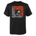 Youth Black Philadelphia Flyers Divide T-Shirt