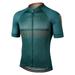 LAMEDA Cycling Jersey Men Short Sleeve Road Bike Bicycle Shirt Reflective Breathable Lightweight Green Medium