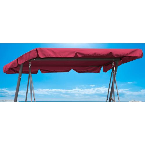 Hollywoodschaukelersatzdach QUICK STAR Sonnensegel Gr. B/T: 200 cm x 145 cm, rot (bordeaux) Sonnensegel