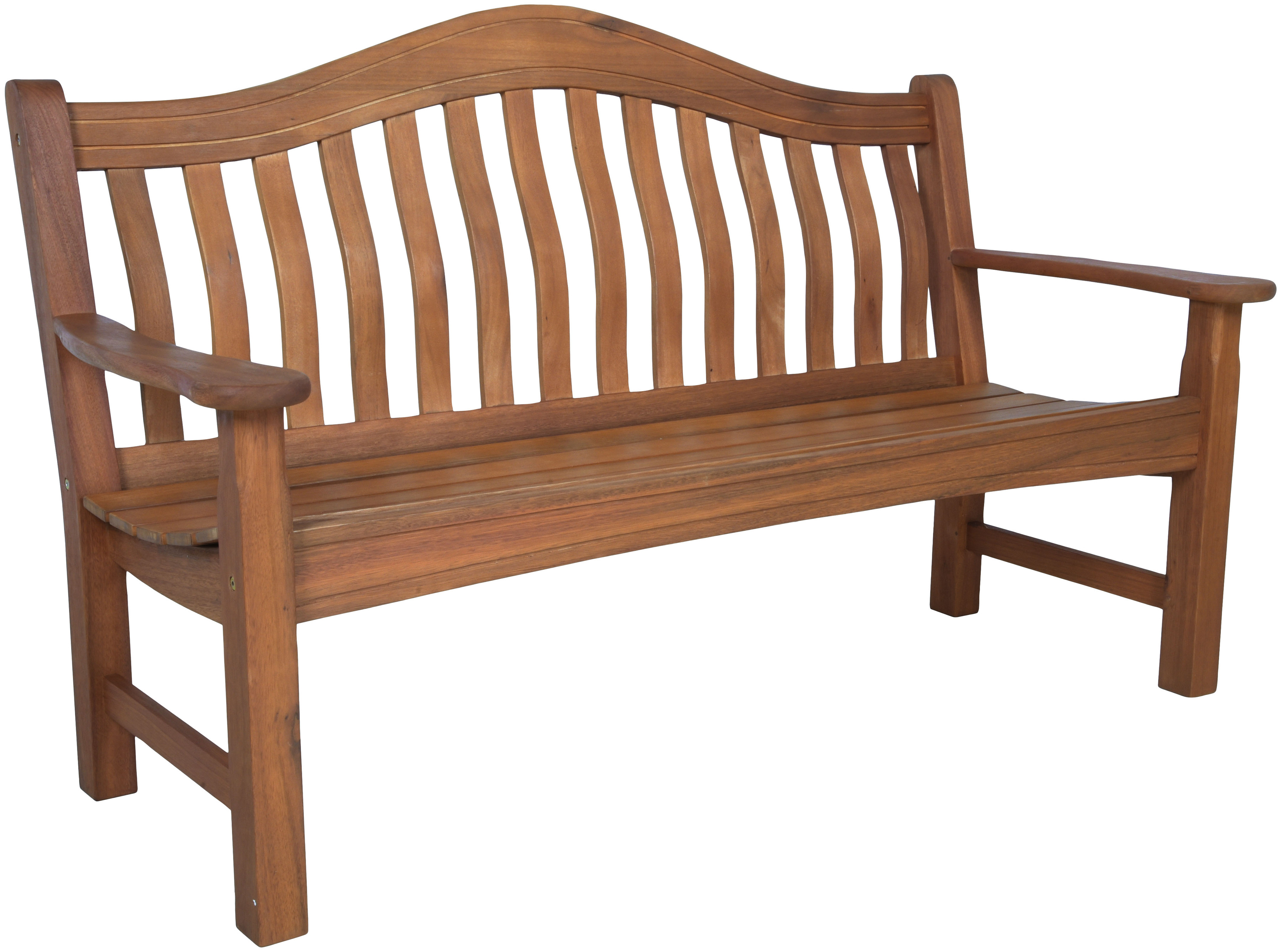 Gartenbank GARDEN PLEASURE "KINGSTON", braun, B:151cm H:91cm T:67cm, Holz, Sitzbänke