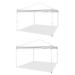 Caravan Canopy 12 ft. W x 12 ft. D Steel Pop-Up Canopy Metal/Steel/Soft-top in White | 117 H x 144 W x 144 D in | Wayfair 2 x CVAN21208100010