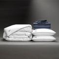 Pillow Guy Standard Cotton 10 Piece Comforter Set Down/Cotton Sateen in Blue/Navy | Full Comforter + 9 Additional Pieces | Wayfair PG-BN-TCD-DN-F