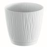 Vaso da fiori 0,6L Sandy p 28,2x28,2x26 cm, Bianco - Bianco