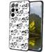 Compatible with Samsung Galaxy S23 Ultra Phone Case Cow-Print-Abstract-Art-Black-White-Pink-Cute9 Case Men Women Flexible Silicone Shockproof Case for Samsung Galaxy S23 Ultra