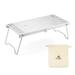 GoolRC Stainless Steel Outdoor Camping Table Lightweight Folding Table Picnic Table with Carrying Bag